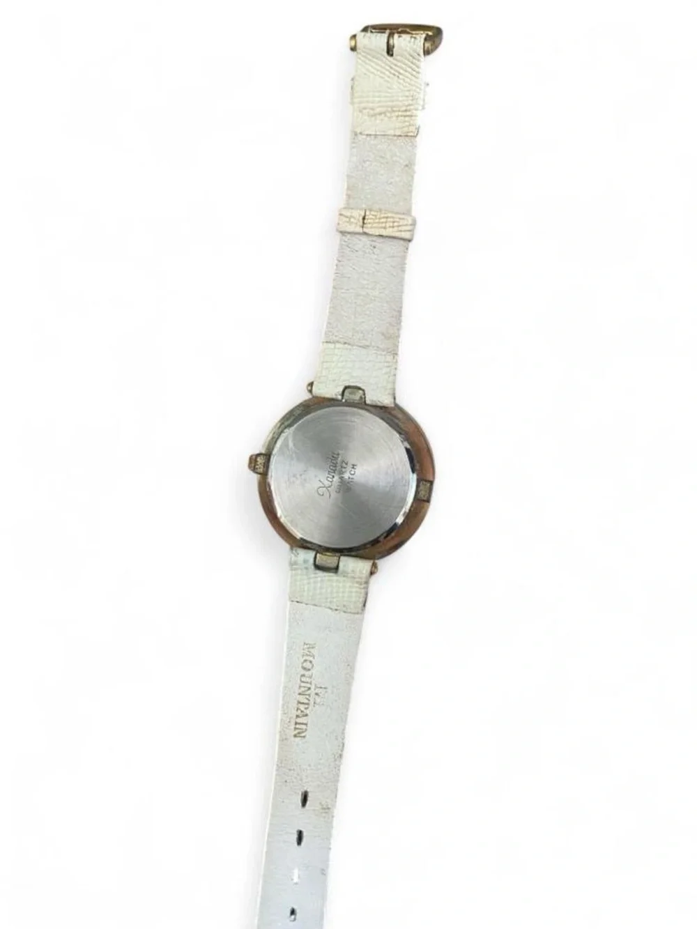 Vintage Xavonda Mountain Abalone Shell Mother of Pearl Quartz Watch